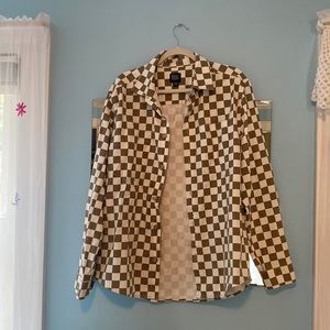 Urban Outfitters BDG Checkered Jean Jacket